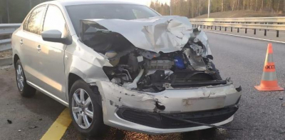 В результате этого дорожно-транспортного происшествия  в Новгородской области два человека доставлены в медицинские учреждения