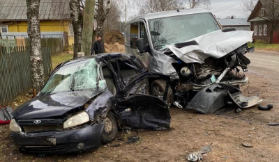 В Новгородской области пассажир автомобиля получил смертельные травмы по вине нетрезвого водителя