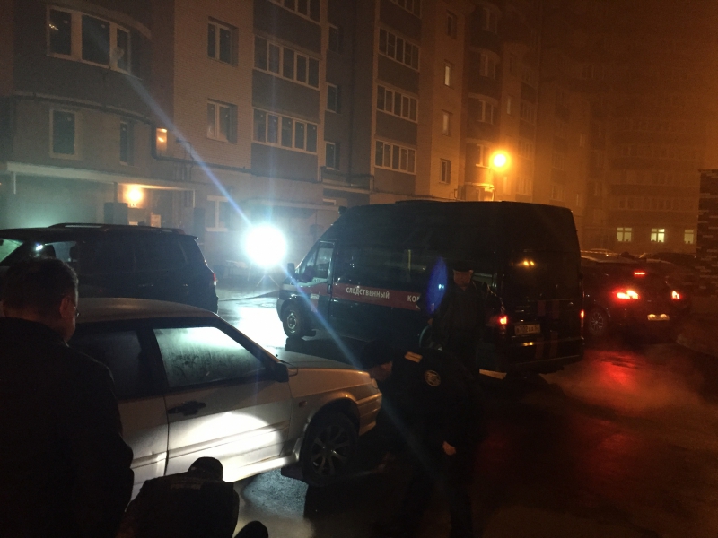 Убийство В. Тяна. Фото с места происшествия на ул. Псковская