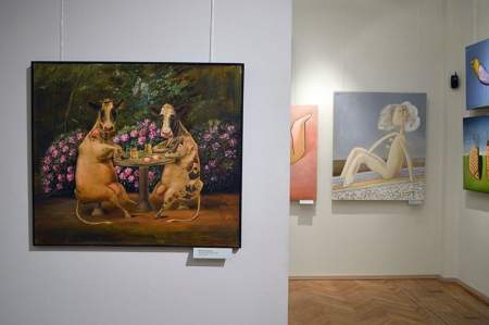 В Музее изобразительных искусств работает выставка «Частная территория. Живопись Виктора Данилова»