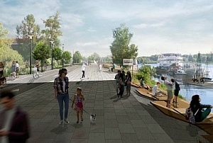 Основной этап реконструкции Софийской набережной начнется в 2020 году.