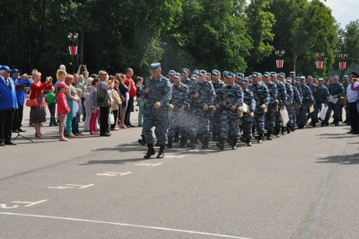 Новгородские полицейские возвратились домой из из служебной командировки в Республику Дагестан