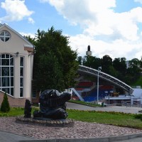 Памятник Клоуну с собачкой в Витебске