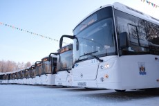 24 новых автобуса марки ЛиАЗ уже вышли на разные городские маршруты.